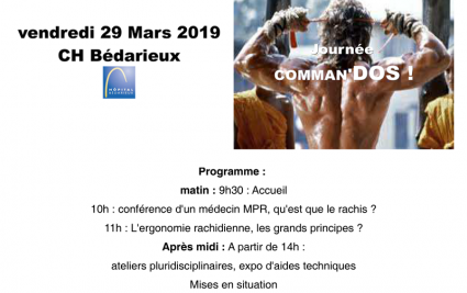 Programme de la journée Comman'DOS à Bédarieux