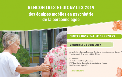 Annonce des rencontres régionales 2019 des équipes mobiles en psychiatrie de la personne âgée