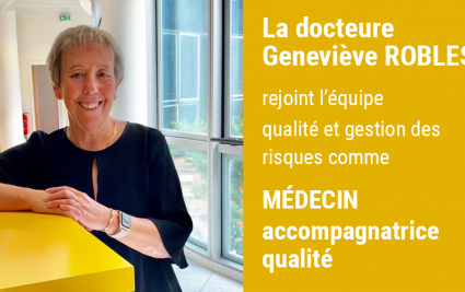 La docteure Geneviève Roblès est médecin accompagnatrice qualité au CH de Béziers