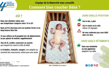 Conseils pour coucher bébé