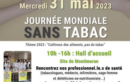 Affiche journée mondiale sans tabac