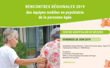 Annonce des rencontres régionales 2019 des équipes mobiles en psychiatrie de la personne âgée