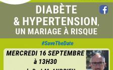 Diabète et hypertension, un mariage à risque : Facebook Live avec le Dr Andrieu, endocrinologue